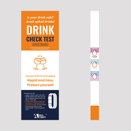 Drink Check Test - Polsbandje (GHB/KET/FLZ) 10st