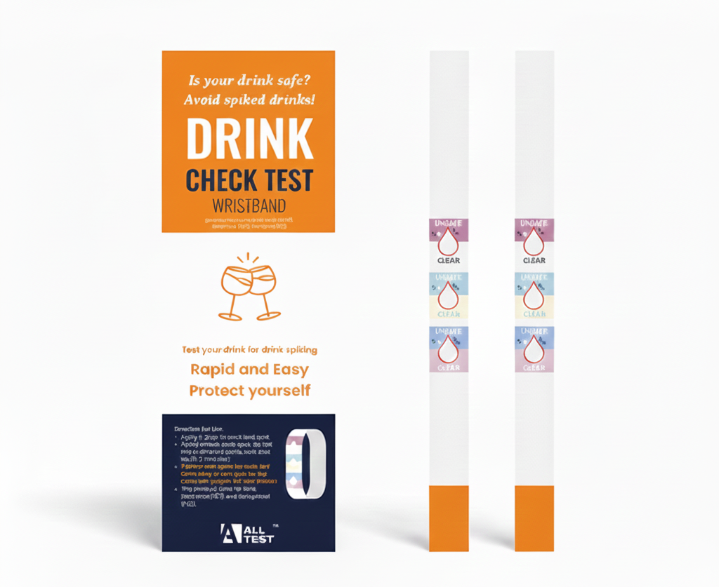 Drink Check Test - Polsbandje (GHB/KET/FLZ) 10st