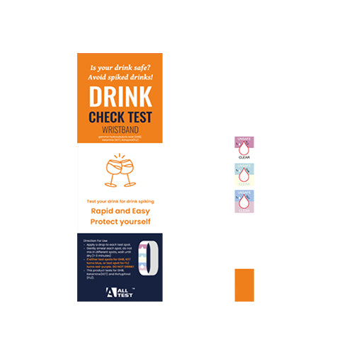 Drink Check Test - Polsbandje (GHB/KET/FLZ) 10st